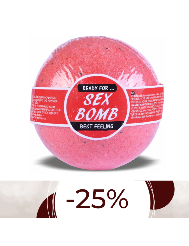 Fürdőbomba Sex Bomb eper 120g